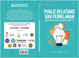 Public Relations Dan Periklanan Menghadapi Revolusi Industri 4.0