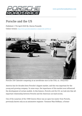 Porsche and the US