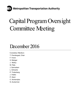 MTA Capital Program Commitments & Completions Through November 30