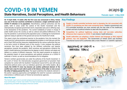 Covid-19 in Yemen