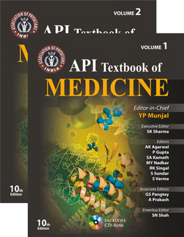 API Textbook of Medicine