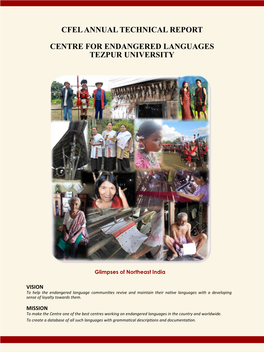 Cfel Annual Technical Report Centre for Endangered Languages Tezpur