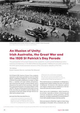 Irish Australia, the Great War and the 1920 St Patrick's Day Parade