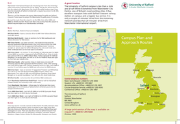 Campus Plan and Approach Routes