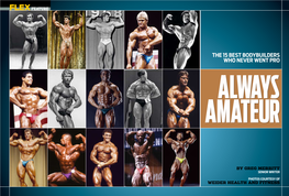 The 15 Best Bodybuilders Who Never Went Pro ALWAYS AMATEUR