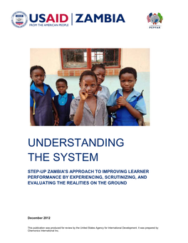 Understanding the System: STEP-UP Zambia's