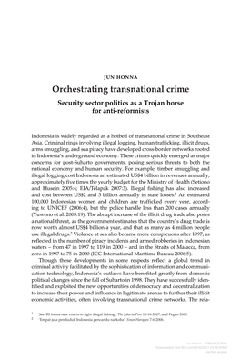 Orchestrating Transnational Crime Security Sector Politics As a Trojan Horse for Anti-Reformists