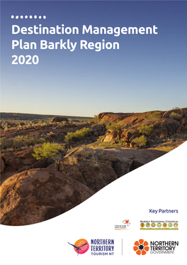 Destination Management Plan Barkly Region 2020