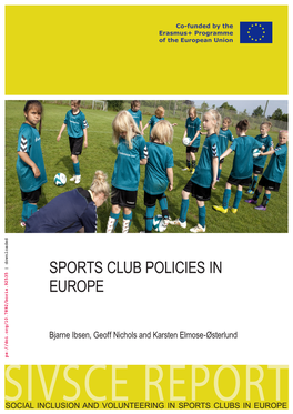 Sports Club Policies in Europe
