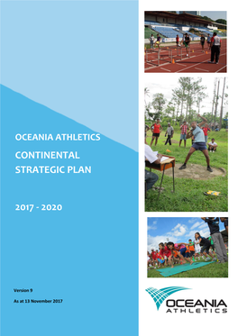 Oceania Athletics Association Strategic Plan [2017-2020]