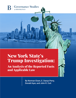 New York State's Trump Investigation