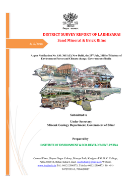 DISTRICT SURVEY REPORT of LAKHISARAI Sand Mineral & Brick