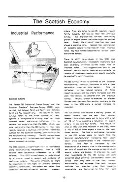 The Scottish Economy