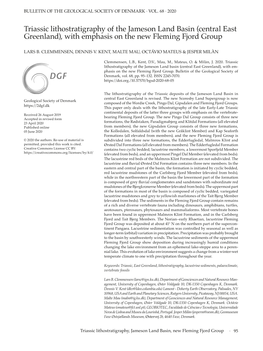 Triassic Lithostratigraphy of the Jameson Land Basin (Central East Greenland), with Emphasis on the New Fleming Fjord Group