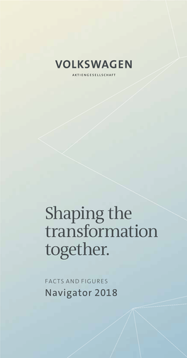 Shaping the Transformation Together