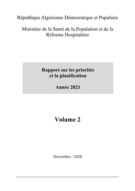 RPP Ministère De La Santé De La Population Et De La Réforme