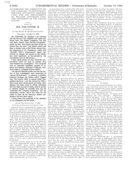 CONGRESSIONAL RECORD— Extensions of Remarks E2046 HON