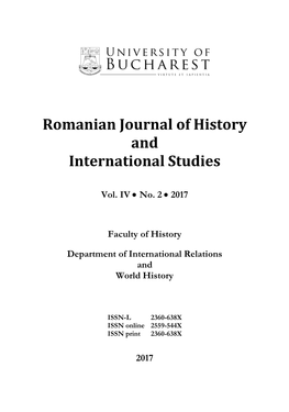 Romanian Journal of History and International Studies Vol. IV