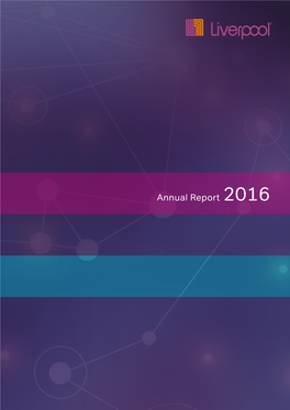 Annual Report 2016 Transformational Times Liverpool Tampico