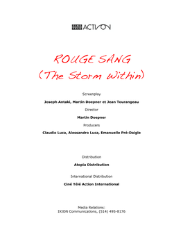 Rouge Sang Press