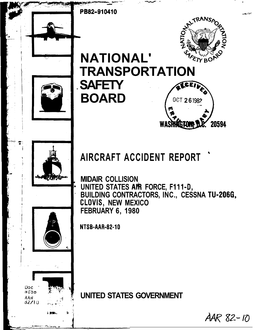 20594 Aircraft Accident Report