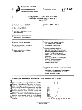 Process for Producing Intraocular Lens for Correcting Cyanopia