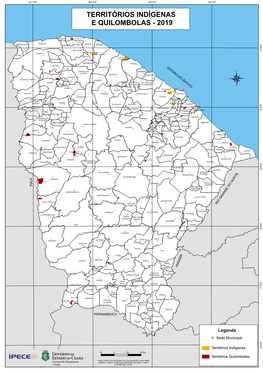 Territórios Indígenas E Quilombolas - 2019