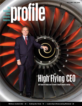 High Flying CEO Jeff Fegan’76 Keeps One of World’S Largest Airports Soaring