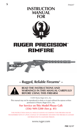 Ruger Precision™ Rimfire