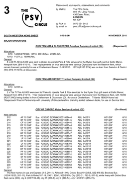 South Eastern News Sheet 2002