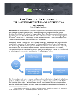 Antecedents to Wesley’S Theology