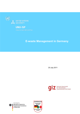 2.3 Milestones of Waste and E-Waste Management in Germany