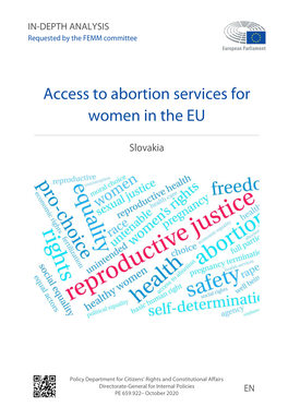 Access to Abortion Services for Women in the EU