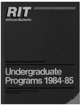 1984-1985 UG Bulletin.Pdf