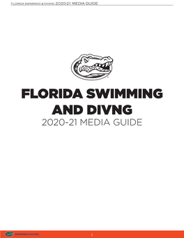 Florida Swimming and Divng 2020-21 Media Guide