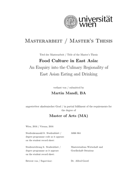 Masterarbeit / Master's Thesis