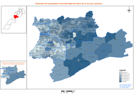 Proportion De La Population Masculine Âgée De Moins De 15 Ans Par Commune