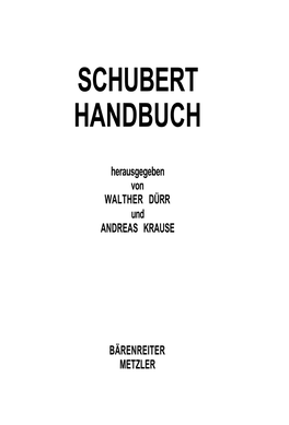 Schubert Handbuch