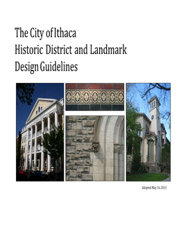 Historic District & Landmark Design Guidelines