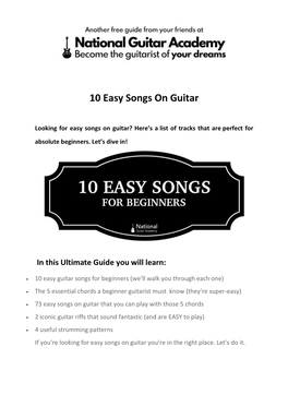 10-Easy-Songs-For-Guitar-Beginners