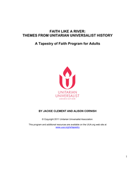 Faith Like a River: Themes from Unitarian Universalist History