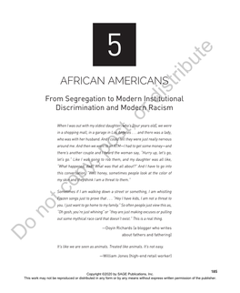 Chapter 5: African Americans