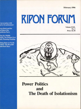 Power Politics and the Death of Isolationism 1