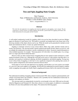 Toss and Spin Juggling State Graphs