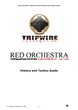 History and Tactics Guide