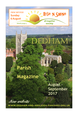 Parish Magazine August - September 2017
