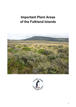 Important Plant Areas of the Falkland Islands