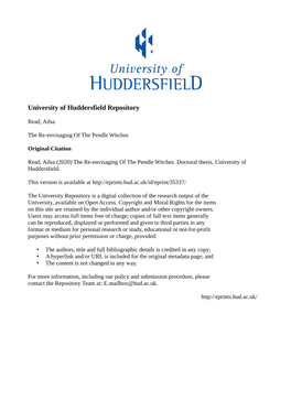 University of Huddersfield Repository