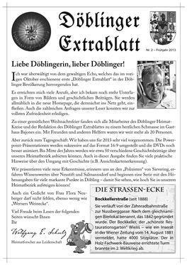 Döblinger Extrablatt Döblinger Extrablatt