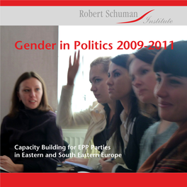 Gender in Politics 2009-2011